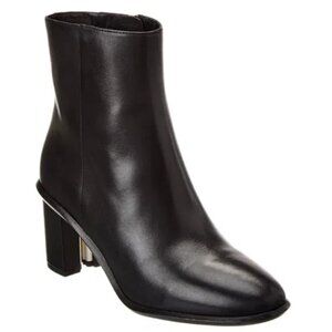 Tory Burch Brooke Stamped Heel Leather Bootie Size 10 New